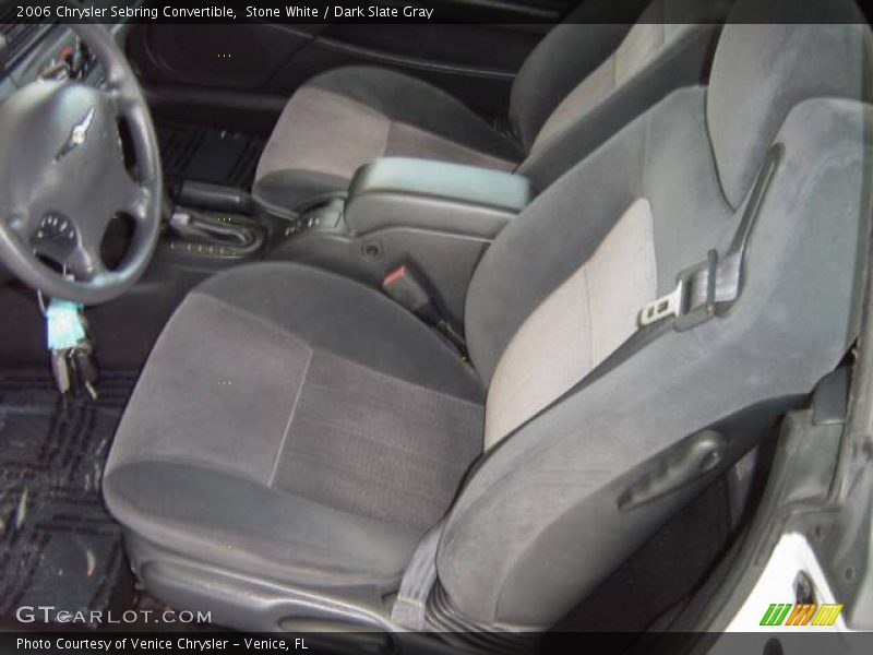 Stone White / Dark Slate Gray 2006 Chrysler Sebring Convertible