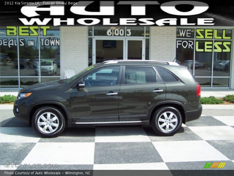 Tuscan Olive / Beige 2012 Kia Sorento LX