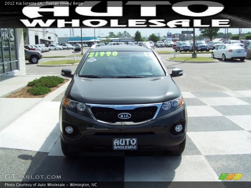 Tuscan Olive / Beige 2012 Kia Sorento LX