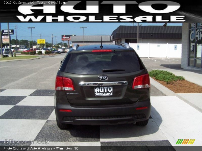 Tuscan Olive / Beige 2012 Kia Sorento LX