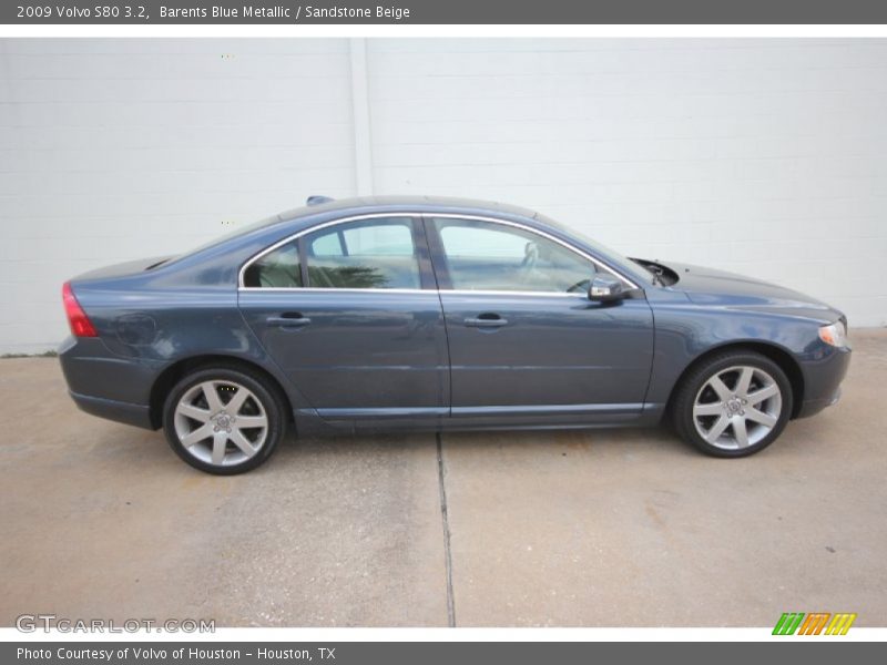 Barents Blue Metallic / Sandstone Beige 2009 Volvo S80 3.2