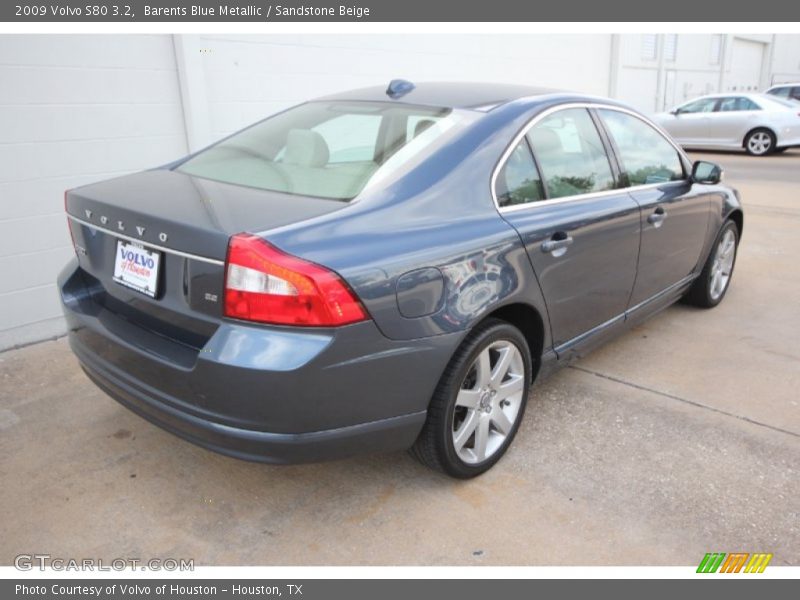 Barents Blue Metallic / Sandstone Beige 2009 Volvo S80 3.2