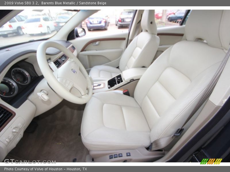 Barents Blue Metallic / Sandstone Beige 2009 Volvo S80 3.2