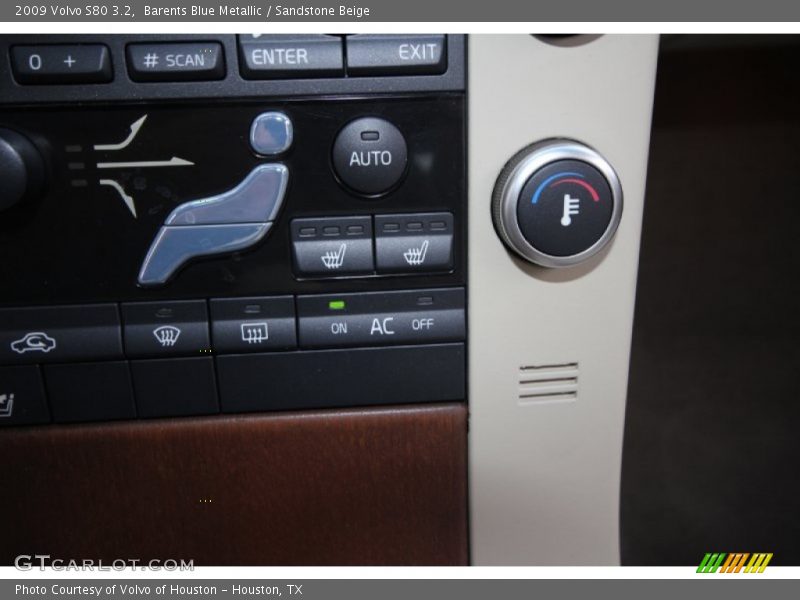 Barents Blue Metallic / Sandstone Beige 2009 Volvo S80 3.2