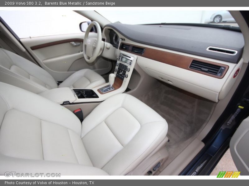 Barents Blue Metallic / Sandstone Beige 2009 Volvo S80 3.2