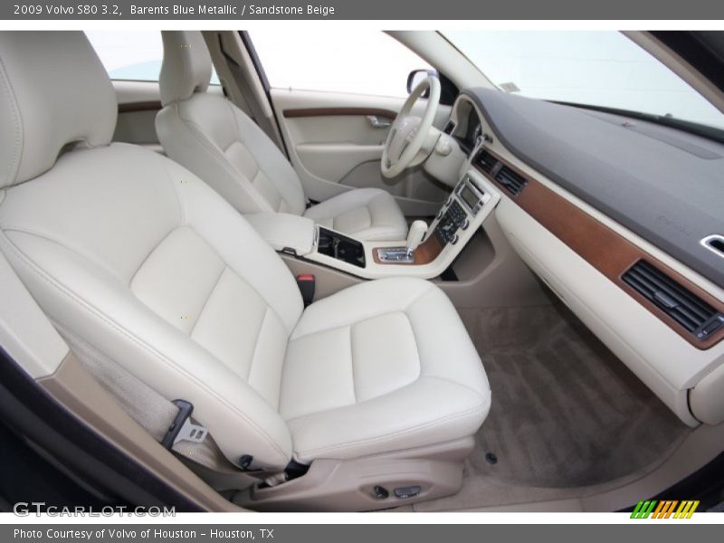 Barents Blue Metallic / Sandstone Beige 2009 Volvo S80 3.2