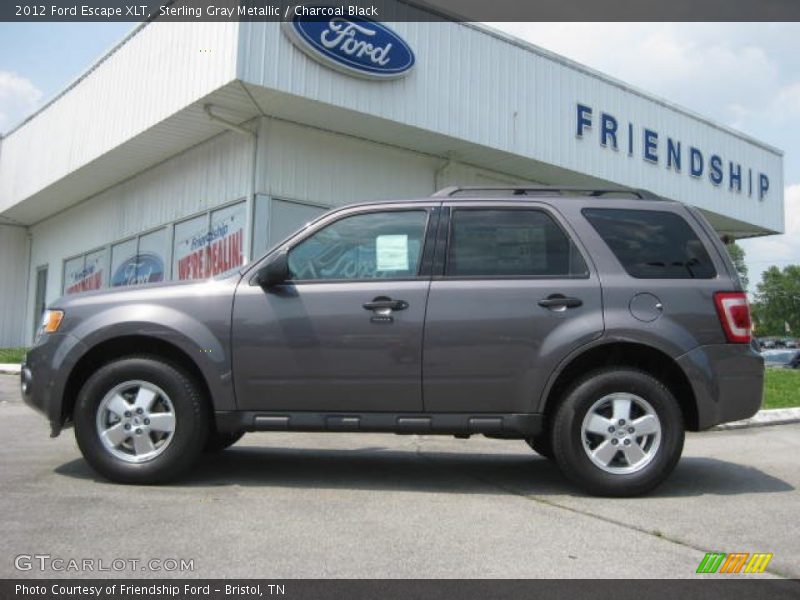 Sterling Gray Metallic / Charcoal Black 2012 Ford Escape XLT