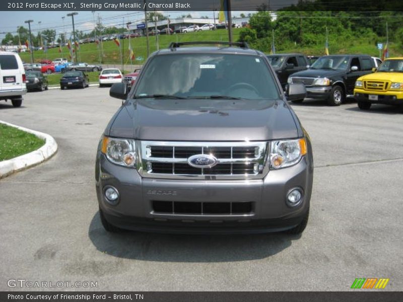 Sterling Gray Metallic / Charcoal Black 2012 Ford Escape XLT
