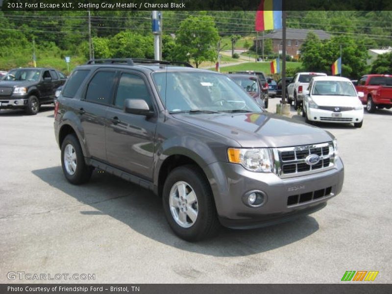 Sterling Gray Metallic / Charcoal Black 2012 Ford Escape XLT