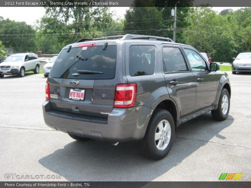 Sterling Gray Metallic / Charcoal Black 2012 Ford Escape XLT