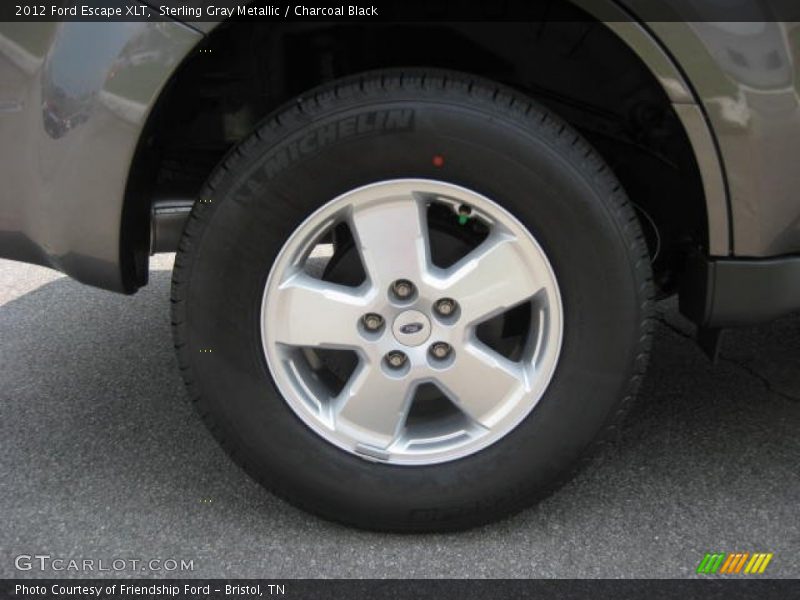 Sterling Gray Metallic / Charcoal Black 2012 Ford Escape XLT