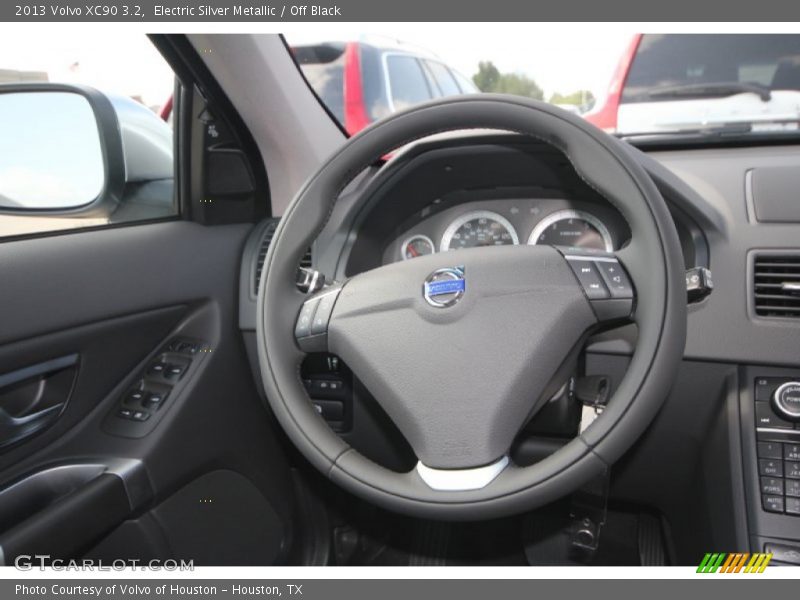 Electric Silver Metallic / Off Black 2013 Volvo XC90 3.2