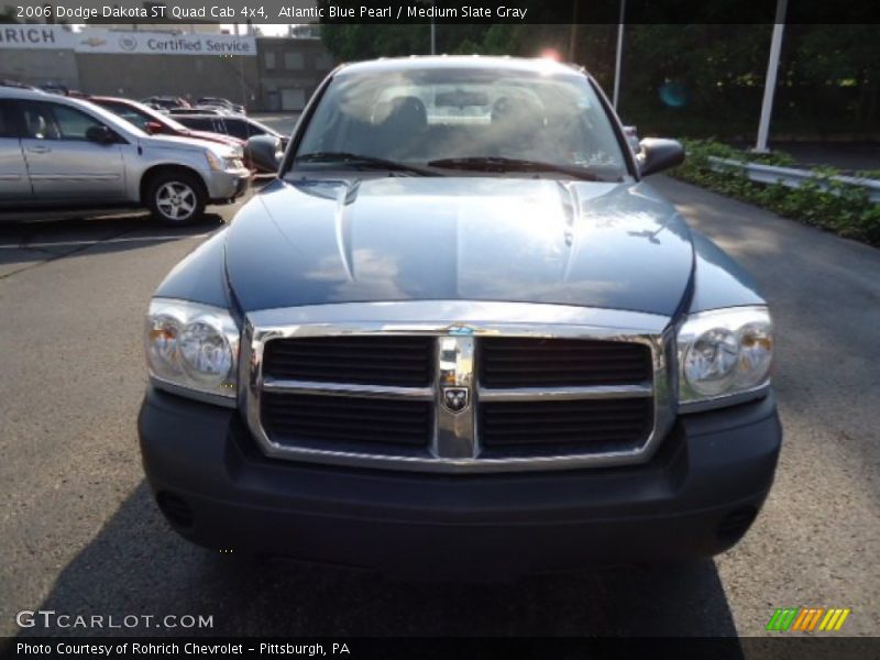 Atlantic Blue Pearl / Medium Slate Gray 2006 Dodge Dakota ST Quad Cab 4x4