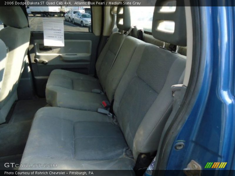 Atlantic Blue Pearl / Medium Slate Gray 2006 Dodge Dakota ST Quad Cab 4x4