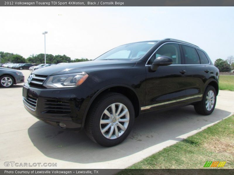 Black / Cornsilk Beige 2012 Volkswagen Touareg TDI Sport 4XMotion