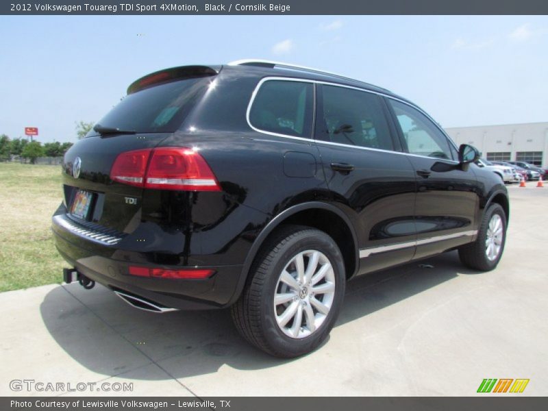 Black / Cornsilk Beige 2012 Volkswagen Touareg TDI Sport 4XMotion