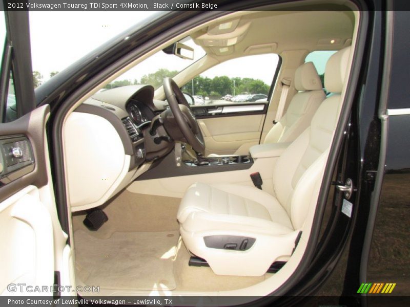 Black / Cornsilk Beige 2012 Volkswagen Touareg TDI Sport 4XMotion