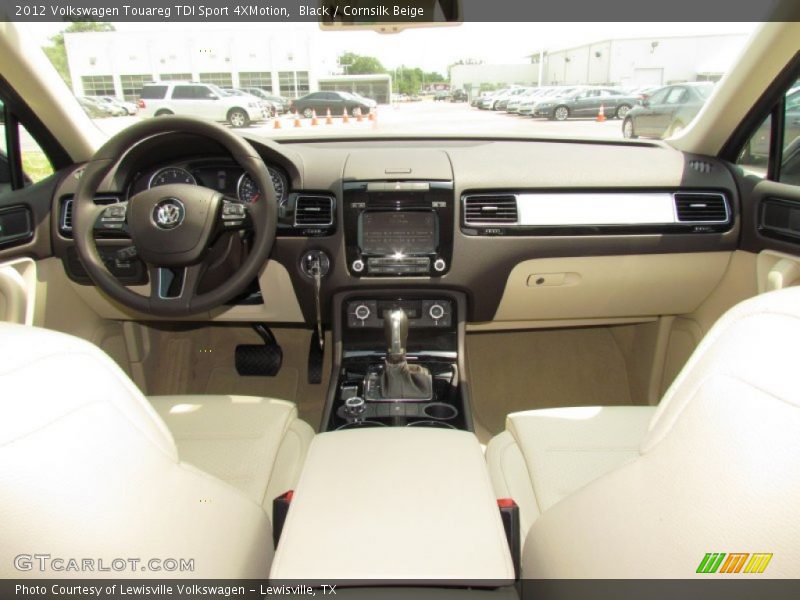 Black / Cornsilk Beige 2012 Volkswagen Touareg TDI Sport 4XMotion
