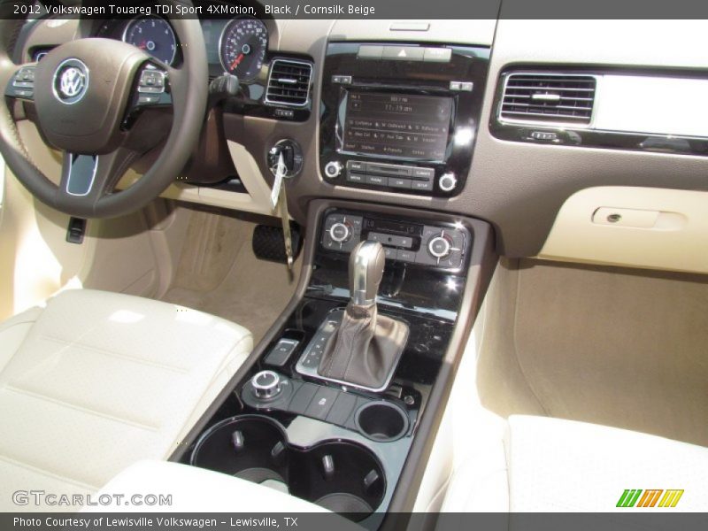 Black / Cornsilk Beige 2012 Volkswagen Touareg TDI Sport 4XMotion