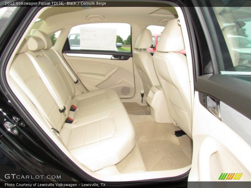 Black / Cornsilk Beige 2012 Volkswagen Passat TDI SE