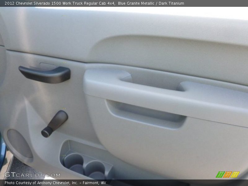 Blue Granite Metallic / Dark Titanium 2012 Chevrolet Silverado 1500 Work Truck Regular Cab 4x4