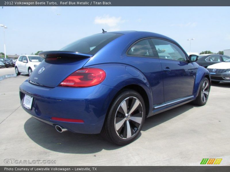 Reef Blue Metallic / Titan Black 2012 Volkswagen Beetle Turbo