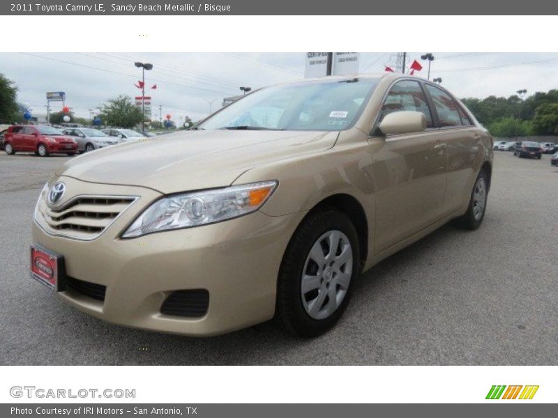 Sandy Beach Metallic / Bisque 2011 Toyota Camry LE
