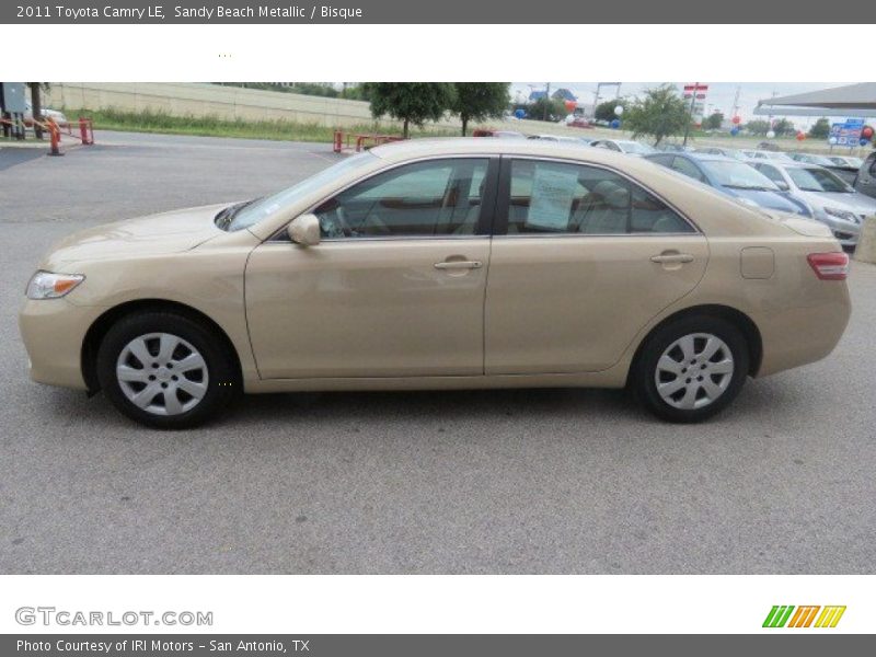 Sandy Beach Metallic / Bisque 2011 Toyota Camry LE