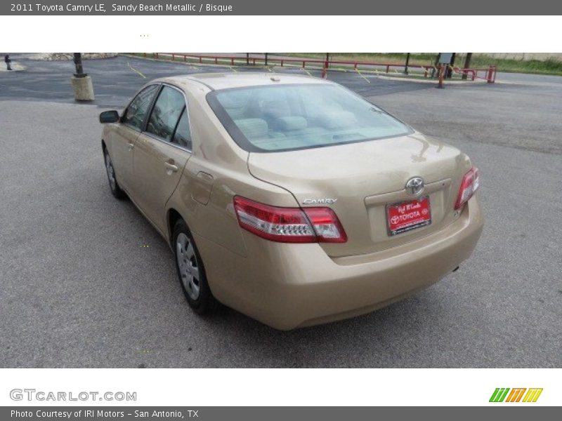 Sandy Beach Metallic / Bisque 2011 Toyota Camry LE