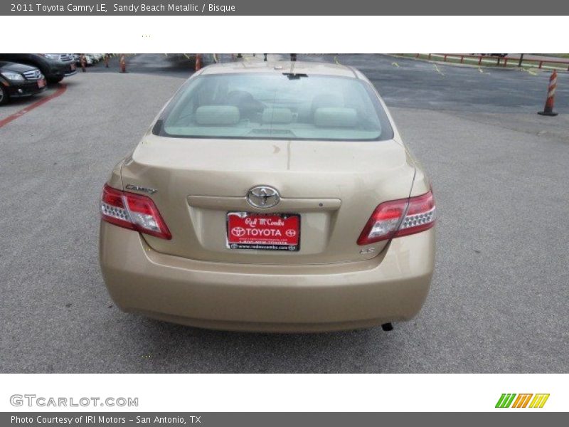 Sandy Beach Metallic / Bisque 2011 Toyota Camry LE