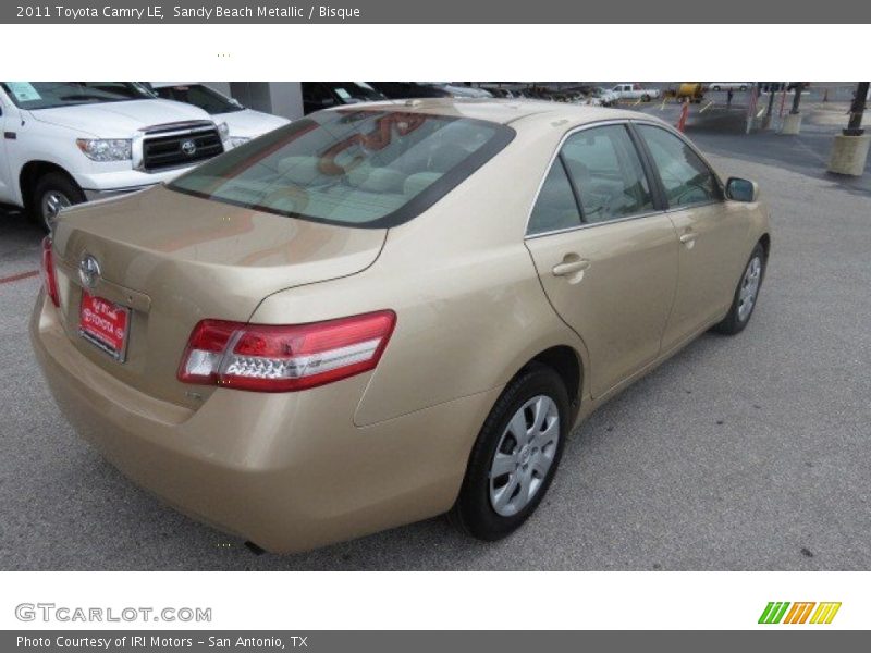 Sandy Beach Metallic / Bisque 2011 Toyota Camry LE
