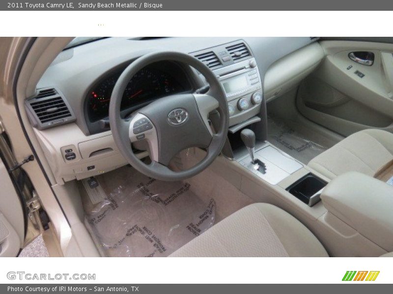 Sandy Beach Metallic / Bisque 2011 Toyota Camry LE