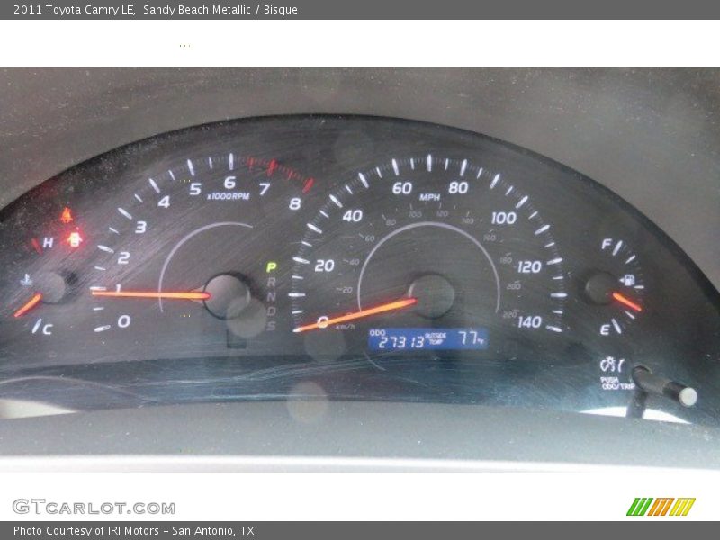 Sandy Beach Metallic / Bisque 2011 Toyota Camry LE