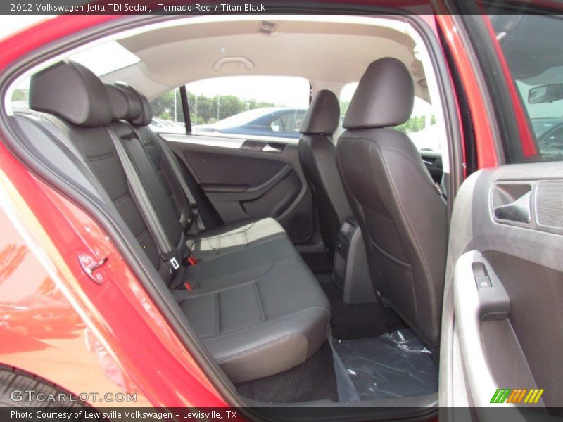 Tornado Red / Titan Black 2012 Volkswagen Jetta TDI Sedan