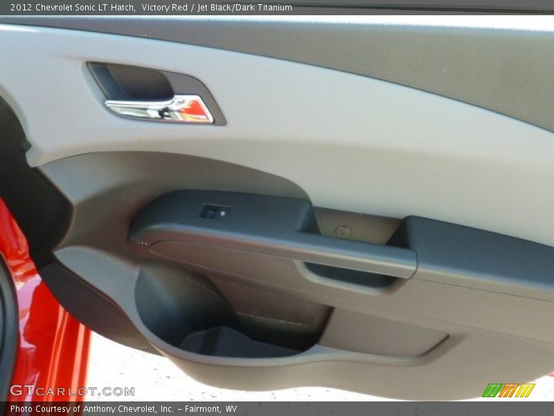 Victory Red / Jet Black/Dark Titanium 2012 Chevrolet Sonic LT Hatch