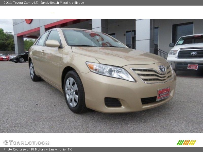 Sandy Beach Metallic / Bisque 2011 Toyota Camry LE