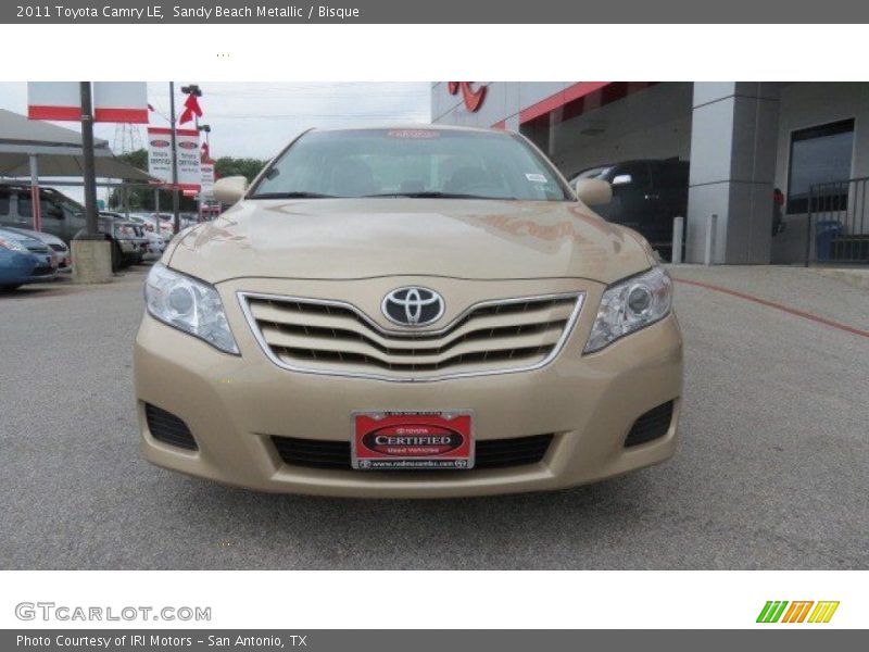 Sandy Beach Metallic / Bisque 2011 Toyota Camry LE