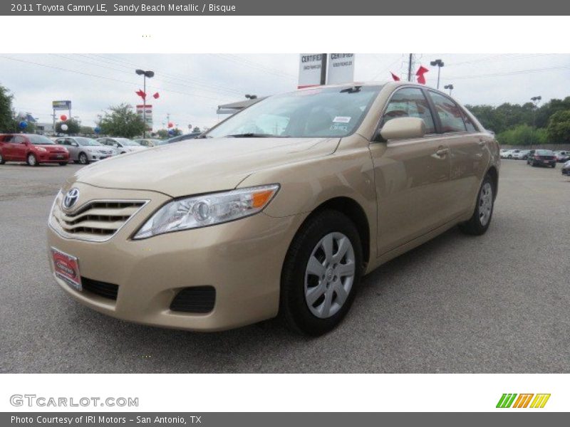 Sandy Beach Metallic / Bisque 2011 Toyota Camry LE