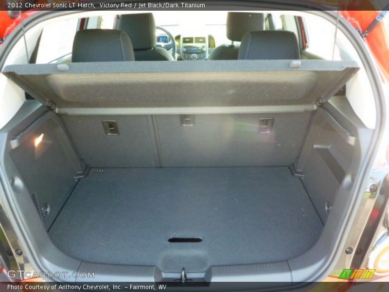 Victory Red / Jet Black/Dark Titanium 2012 Chevrolet Sonic LT Hatch