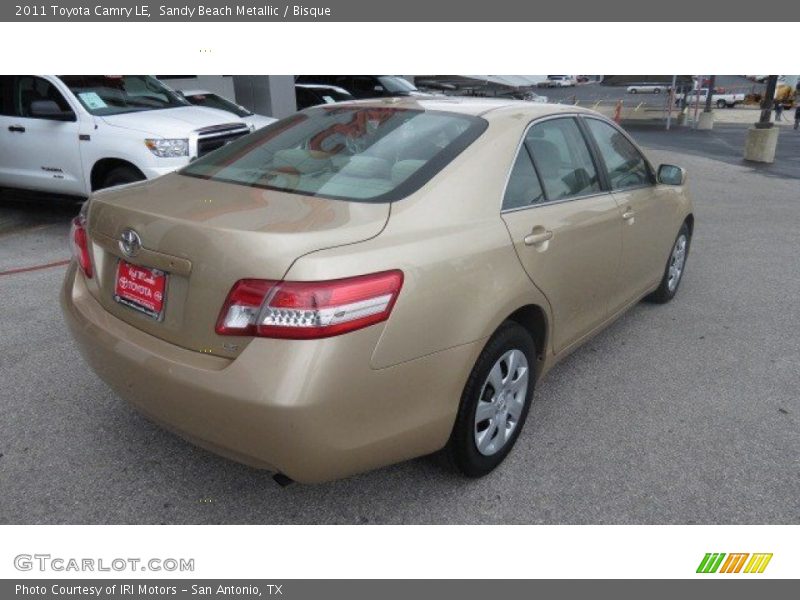 Sandy Beach Metallic / Bisque 2011 Toyota Camry LE