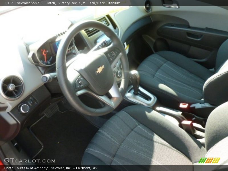 Victory Red / Jet Black/Dark Titanium 2012 Chevrolet Sonic LT Hatch