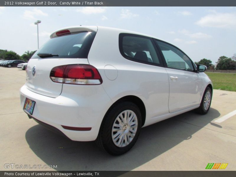 Candy White / Titan Black 2012 Volkswagen Golf 2 Door