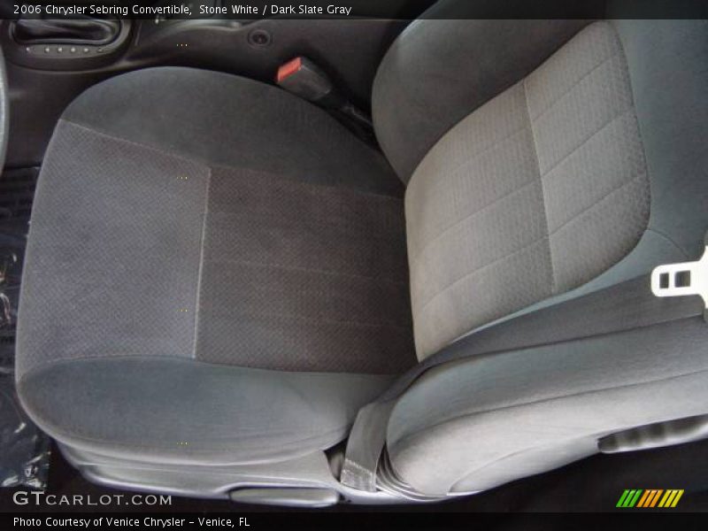 Stone White / Dark Slate Gray 2006 Chrysler Sebring Convertible
