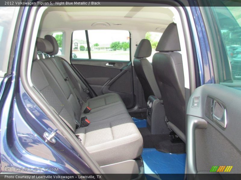 Night Blue Metallic / Black 2012 Volkswagen Tiguan S
