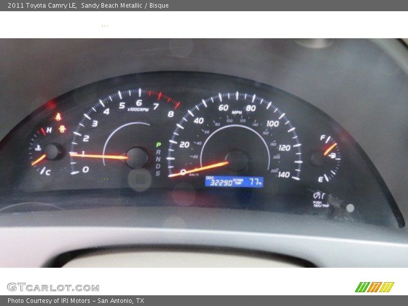 Sandy Beach Metallic / Bisque 2011 Toyota Camry LE