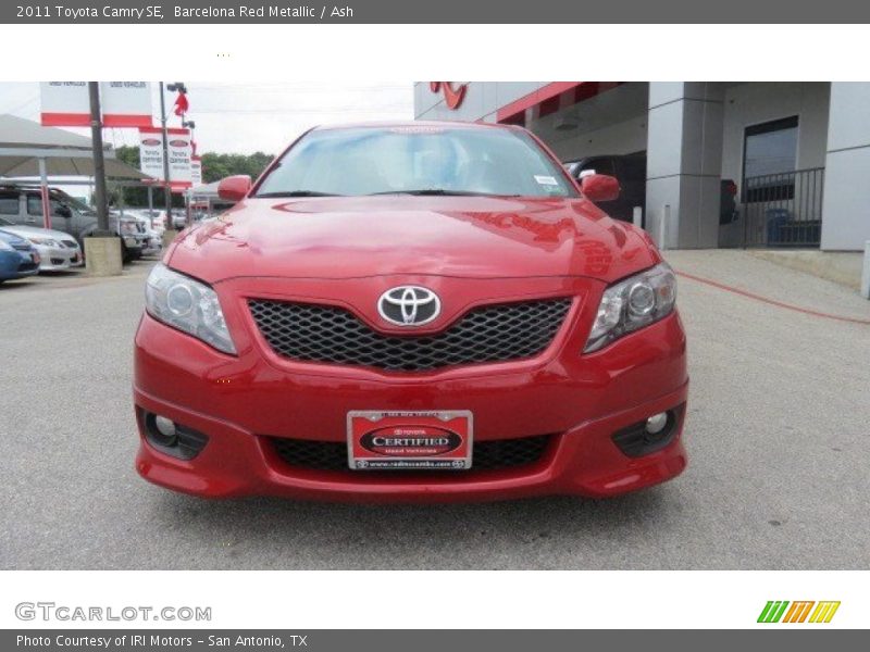 Barcelona Red Metallic / Ash 2011 Toyota Camry SE
