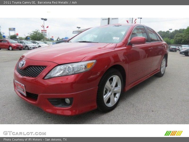Barcelona Red Metallic / Ash 2011 Toyota Camry SE
