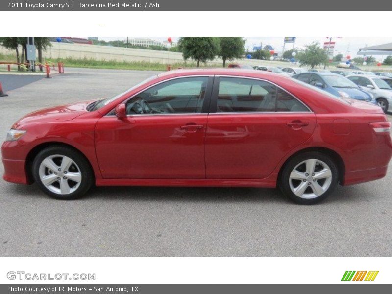 Barcelona Red Metallic / Ash 2011 Toyota Camry SE