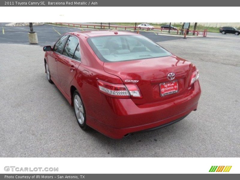 Barcelona Red Metallic / Ash 2011 Toyota Camry SE