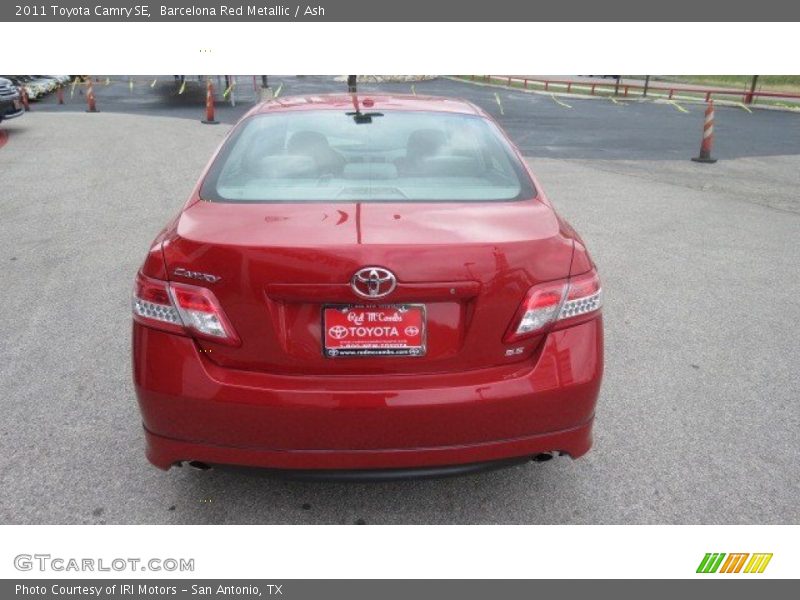 Barcelona Red Metallic / Ash 2011 Toyota Camry SE